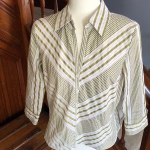 Worthington Petite Career wear Blouse Sz 10P